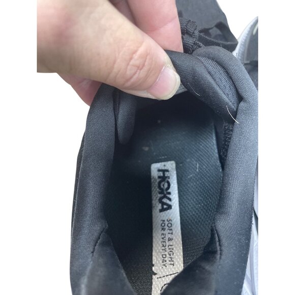 Hoka Clifton 8 Mens Black White Running Sneakers Sz 13EE SKU 9547 - Picture 7 of 16